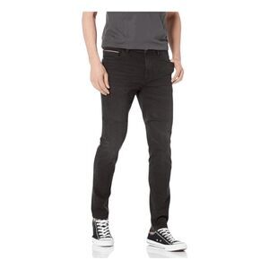 Tommy Hilfiger Slim Fit Jeans Black Wash Denim 5 Pocket Stretch 36 x 30